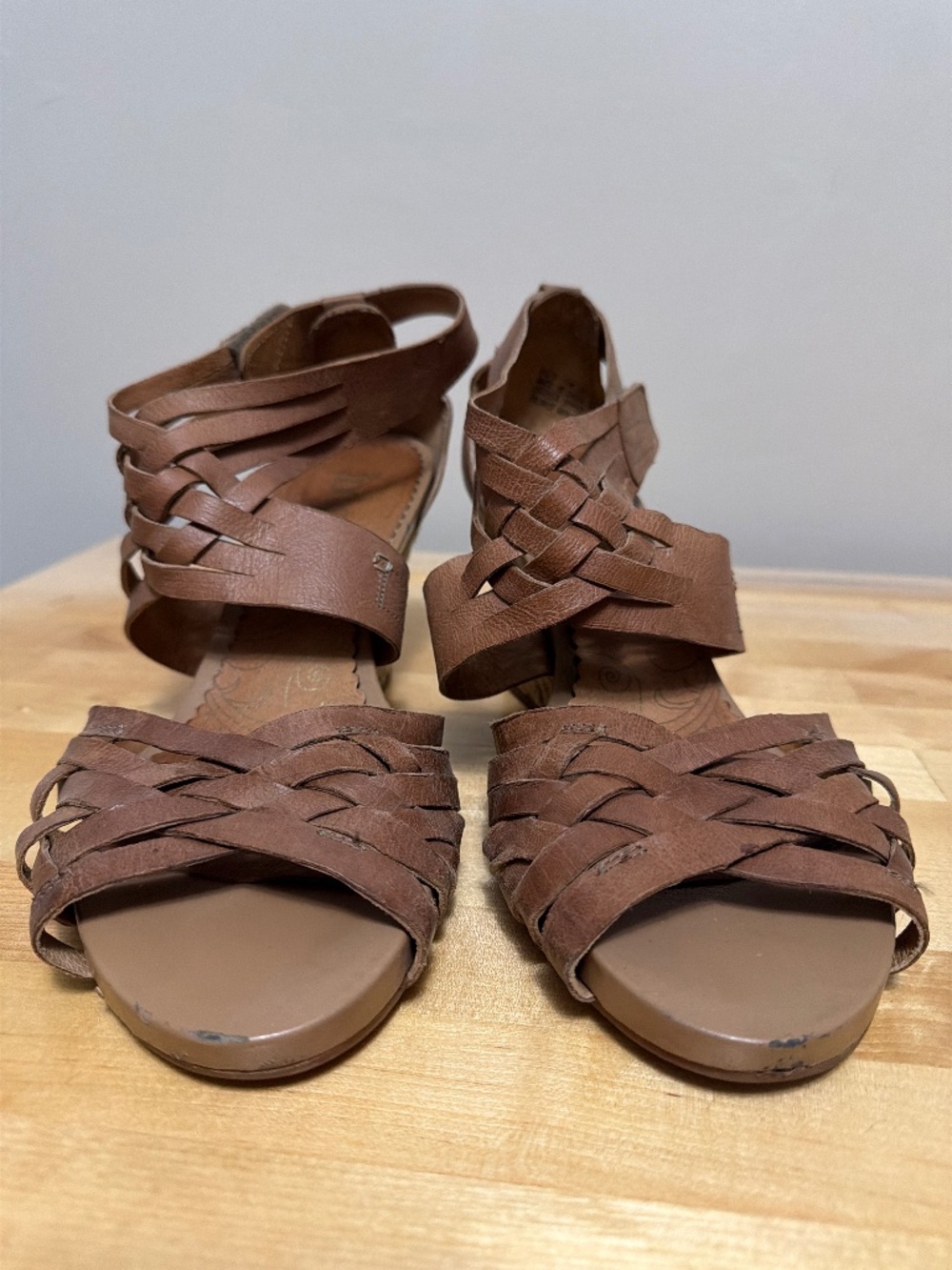 Indigo Leather Sandals